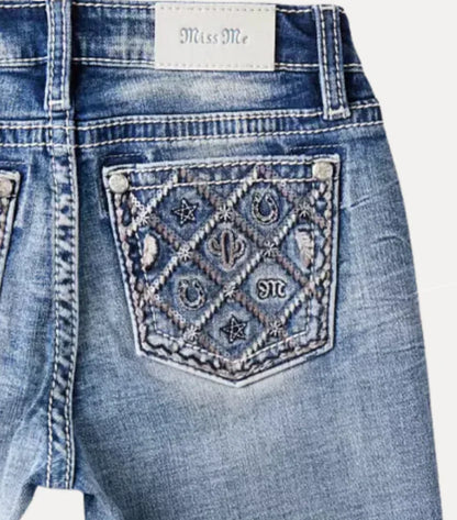 MISS ME - BOOTCUT JEANS