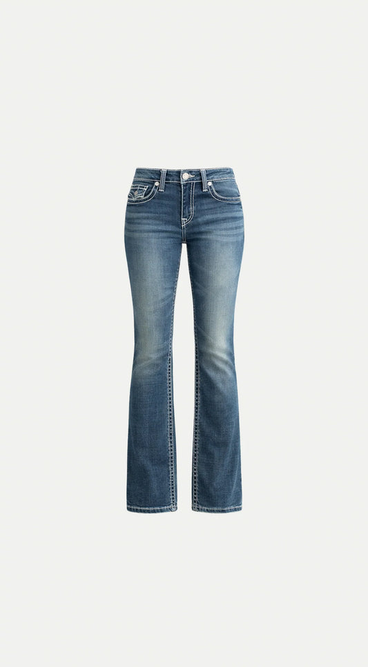 BOOTCUT JEANS MEDIUM BLUE