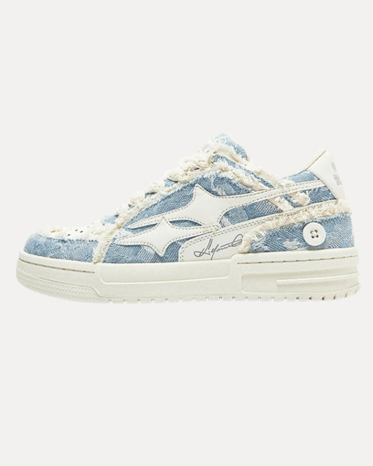 DENIM PATCH LOW SNEAKER